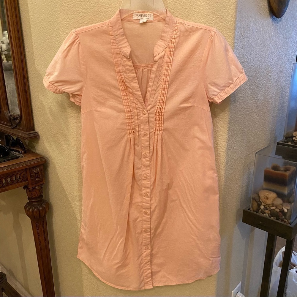 FOREVER 21 Light Pink Essentials Dress Size Small